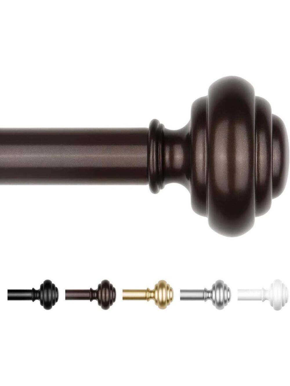 Adjustable Antique Bronze Curtain Rod - New in Box